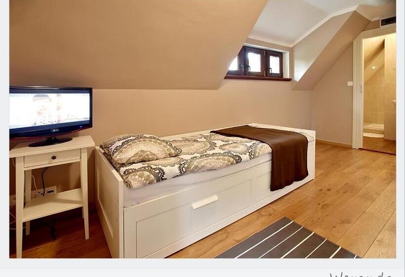 اتاق استاندارد سه تخته با بالکن, Weranda Z Widokiem Na Karkonosze