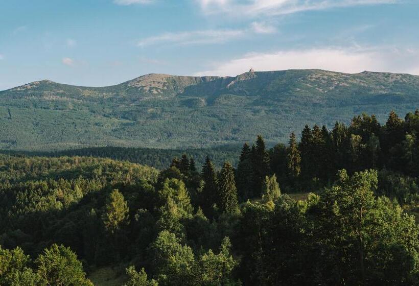 اتاق لوکس با بالکن, Weranda Z Widokiem Na Karkonosze