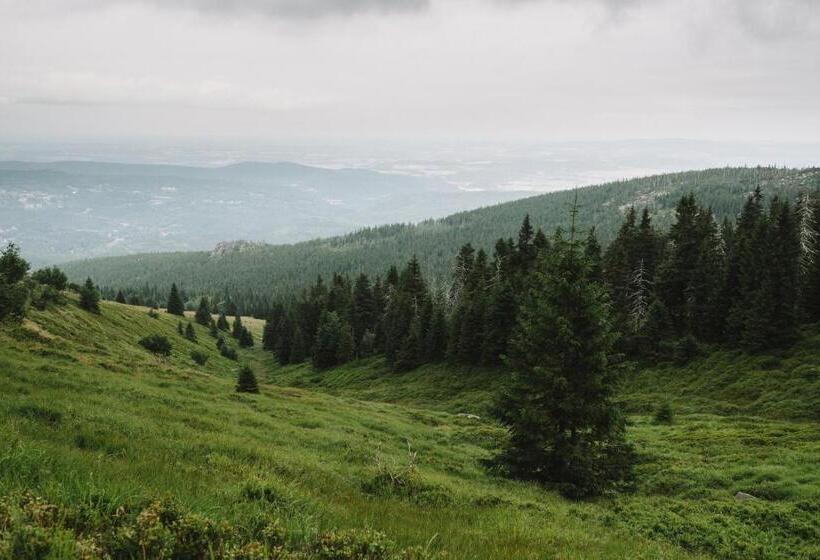 اتاق لوکس با بالکن, Weranda Z Widokiem Na Karkonosze