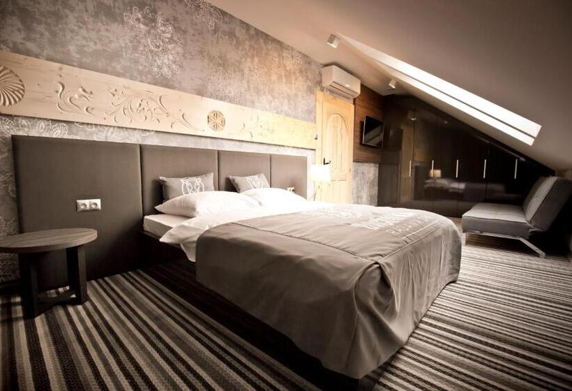 شقة ديلوكس غرفة نوم واحدة, Bacówka Radawa & Spa