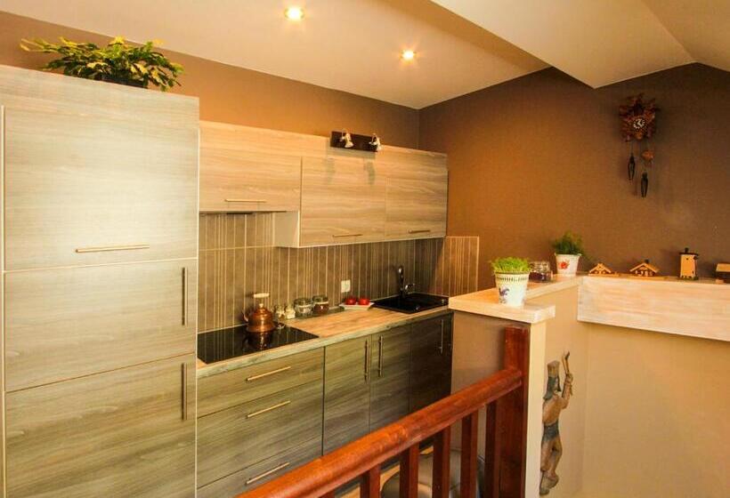 带1个卧室的带阳台的公寓, Willa Pod Bukami