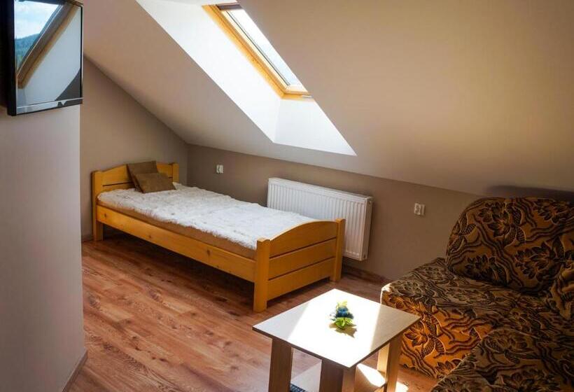 带1个卧室的带阳台的公寓, Willa Pod Bukami