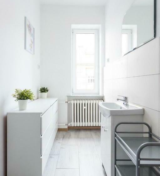 标准三人间共用浴室, Hostel Zakątek Ulica Grunwaldzka