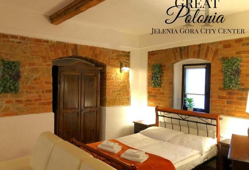 Апартаменты Deluxe 1 Спальня, Great Polonia Jelenia Góra City Center