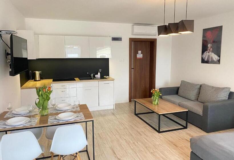 Семейное Студио, Apartamenty Bałtyckie   Grand Baltic   Wifi, Klimatyzacja, Sala Zabaw, Taras Wypoczynkowy, Centrum U