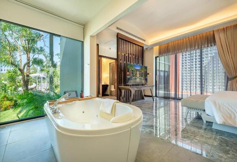 스탠다드 룸 킹사이즈 침대, Phukalini Luxury Pool Villa & Onsen Sha Plus Certified