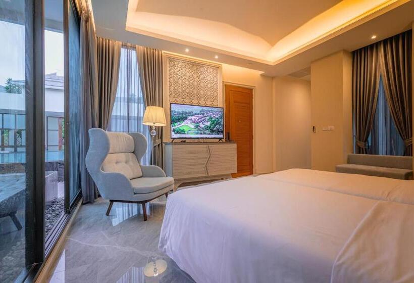 וילה עם חדר שינה אחד ובריכת שחיה, Phukalini Luxury Pool Villa & Onsen Sha Plus Certified