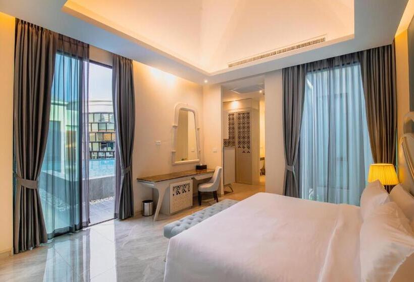 וילה עם חדר שינה אחד ובריכת שחיה, Phukalini Luxury Pool Villa & Onsen Sha Plus Certified