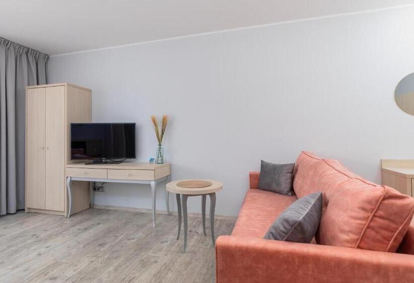 스탠다드 스튜디오 (테라스구비), Seaside Apartamenty Dominikana I Sianożęty Basen&jakuzzi&parking