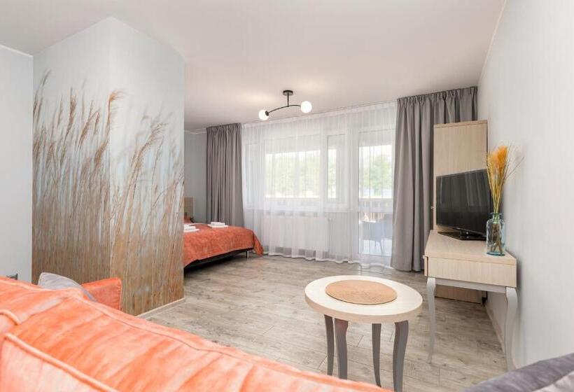 스탠다드 스튜디오 (테라스구비), Seaside Apartamenty Dominikana I Sianożęty Basen&jakuzzi&parking