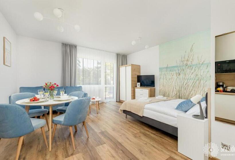 스탠다드 스튜디오 킹침대, Seaside Apartamenty Dominikana I Sianożęty Basen&jakuzzi&parking