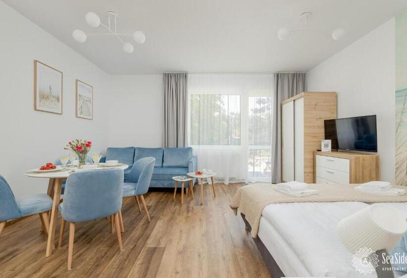 스탠다드 스튜디오 킹침대, Seaside Apartamenty Dominikana I Sianożęty Basen&jakuzzi&parking