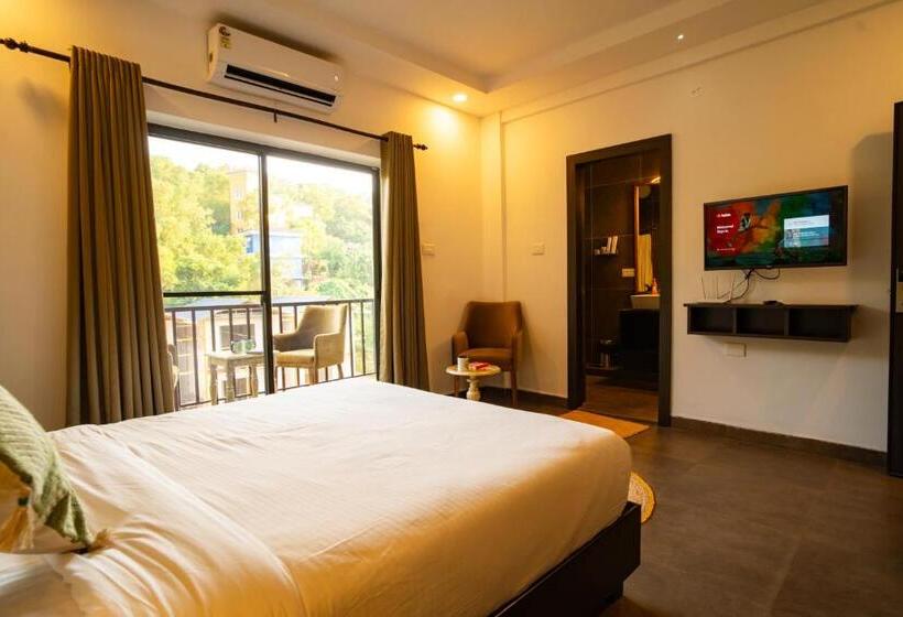 디럭스 룸, Locomo Boutique, Morjim Stay Work Eat