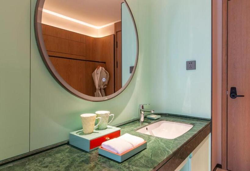 Deluxerum King Size Säng, Ssaw Boutique Hotel Zhijiang