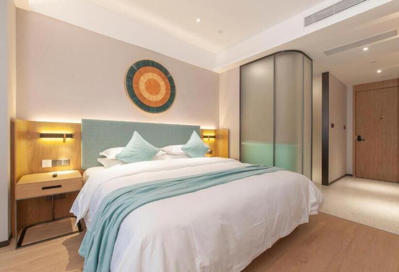 Deluxerum King Size Säng, Ssaw Boutique Hotel Zhijiang