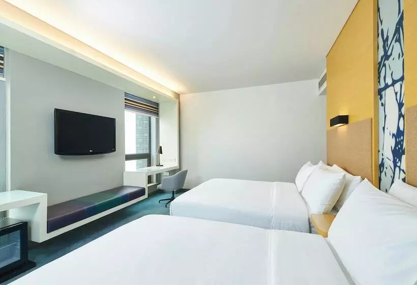 ２ダブルベッドのスタンダードルーム, Aloft Zhengzhou Shangjie