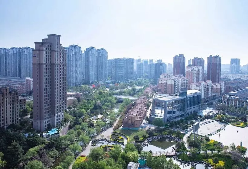 ２ダブルベッドのスタンダードルーム, Aloft Zhengzhou Shangjie
