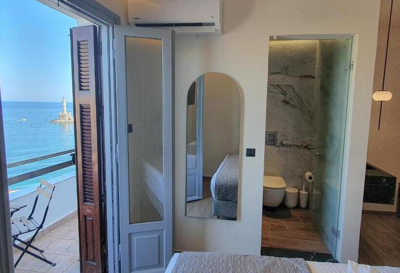 חדר דלוקס עם מרפסת נוף לים, Amphitrite