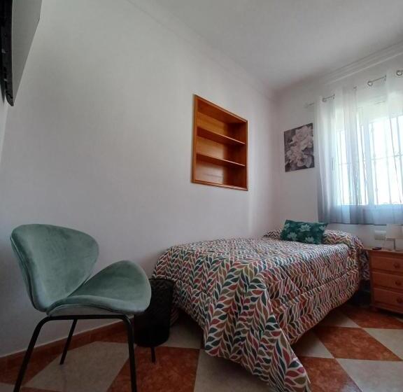 Quarto Estandar Individual Banheiro Compartilhado, Gibraltar Views Guest House