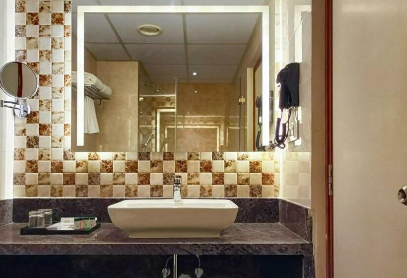 디럭스 룸 킹사이즈 침대, Quality Inn Rockwell Grand, Bangalore