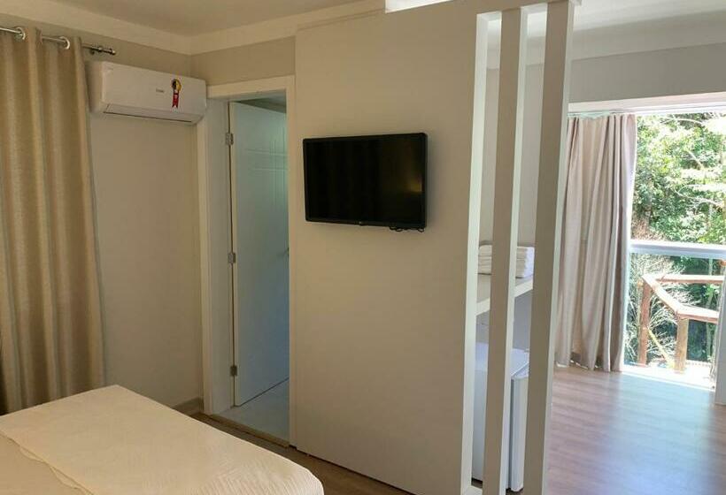 חדר דלוקס לארבעה, Sítio Novo Pousada