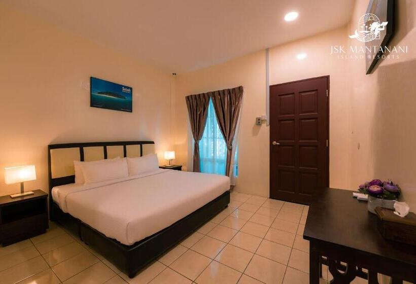 带大床的豪华间, Jsk Mantanani Island Resorts