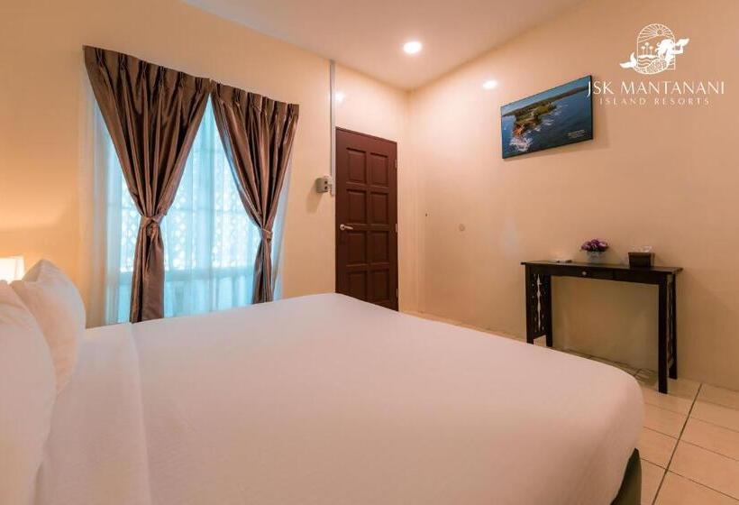 带大床的豪华间, Jsk Mantanani Island Resorts