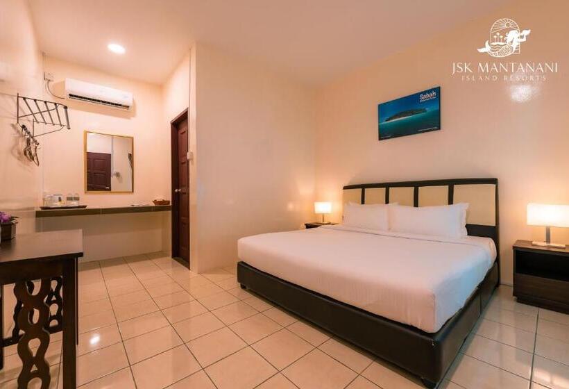 带大床的豪华间, Jsk Mantanani Island Resorts
