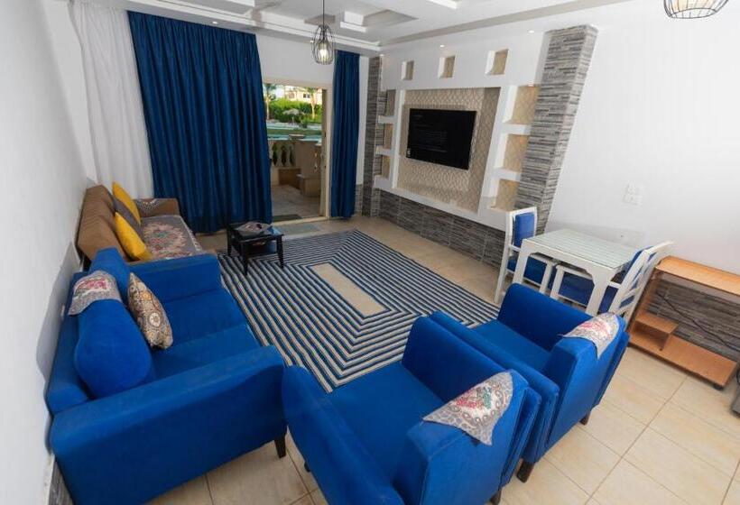 آپارتمان 1 خوابه همکف, Palma Resort Hurghda