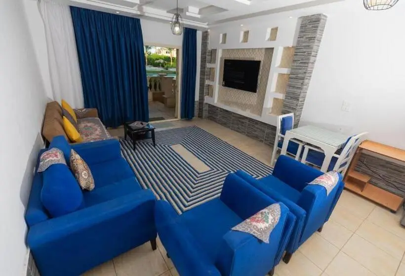 آپارتمان 1 خوابه همکف, Palma Resort Hurghda