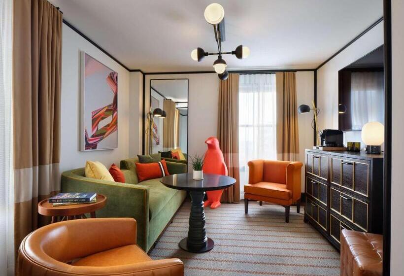 디럭스 스위트 킹 침대, 21c Museum Hotel St Louis