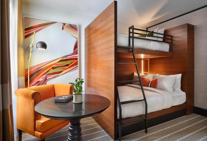 스탠다드 룸 2층 침대, 21c Museum Hotel St Louis