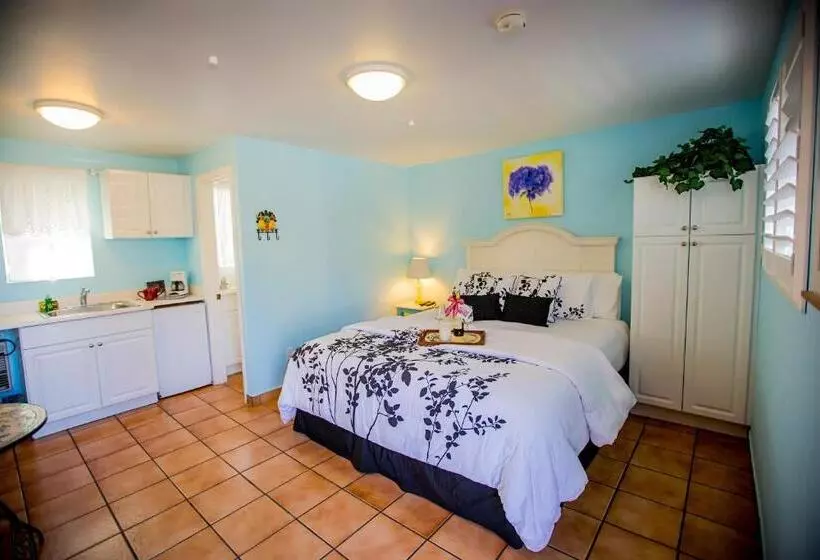 キングサイズベッドのデラックスルーム, Leucadia Beach Inn