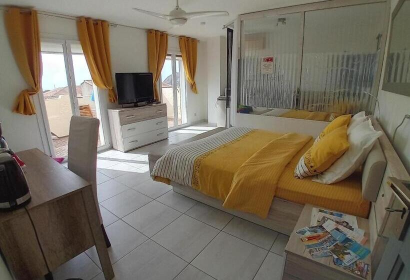 חדר דלוקס נוף לים, Charmante Chambre Avec Vue Mer