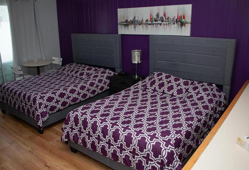 חדר סטנדרט לארבעה נוף לים, Motel De La Mer