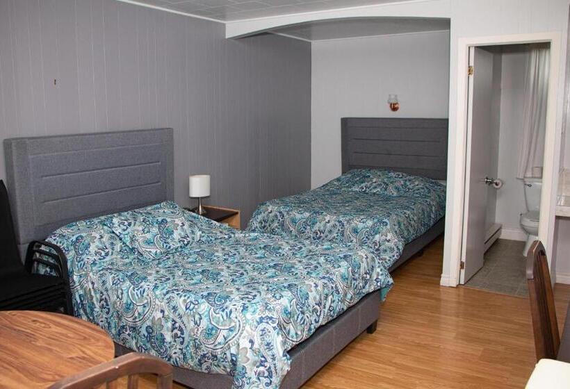 غرفة قياسية رباعية مطلة على البحر, Motel De La Mer