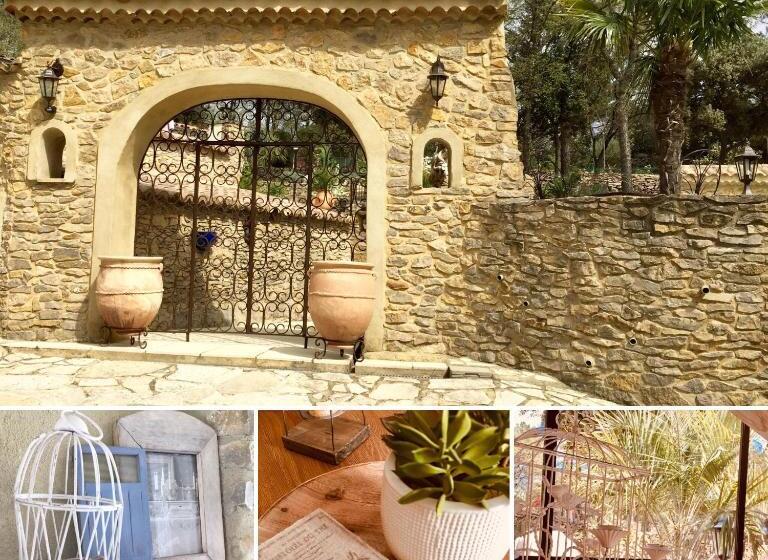 غرفة قياسية سرير كينج, Chambres D Hôtes Et Gîtes Les Restanques