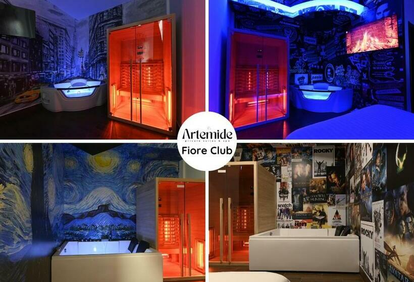 Люкс с гидромассажем, Artemide Fiore Club B&b Suite Spa
