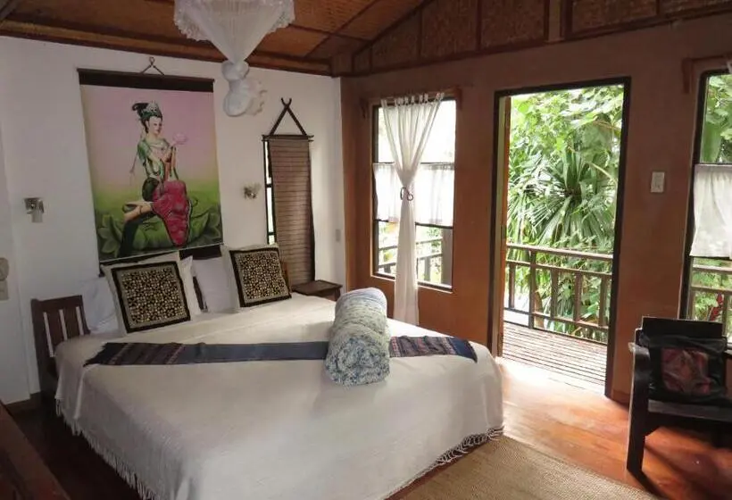 バンガローの２ベッドスタンダードルーム, Little Eden Guesthouse
