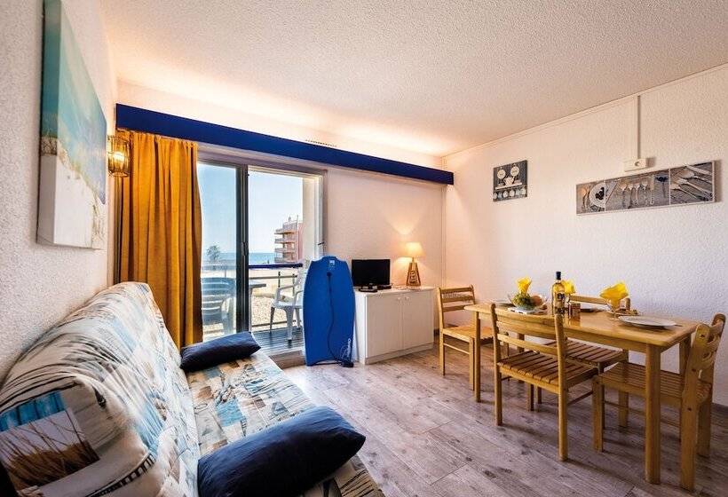 Апартаменты 1 Спальня Вид на Бассейн, Lagrange Vacances Le Lydia Playa