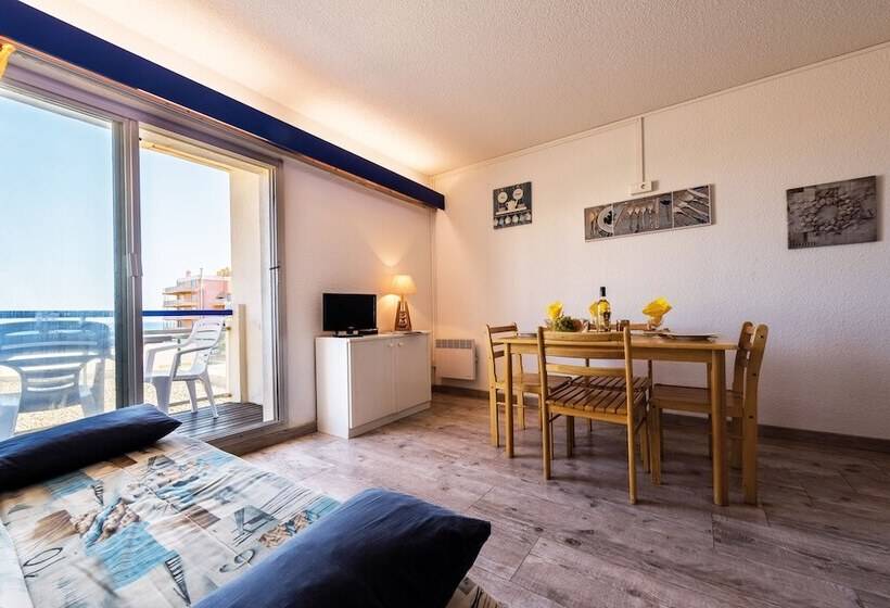 プールの見える1ベッドルームアパートメント, Lagrange Vacances Le Lydia Playa