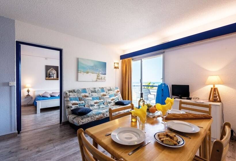 Апартаменты 1 Спальня Вид на Бассейн, Lagrange Vacances Le Lydia Playa