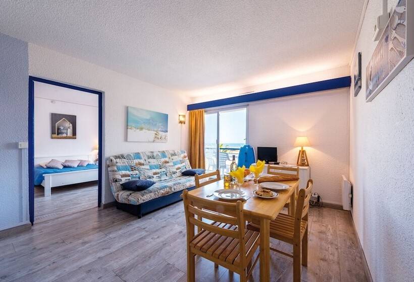 プールの見える1ベッドルームアパートメント, Lagrange Vacances Le Lydia Playa