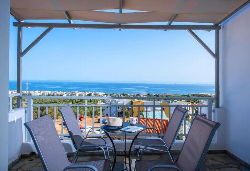 شقة سوبيريور غرفة نوم واحدة مطلّة علي البحر, Villa Diktynna