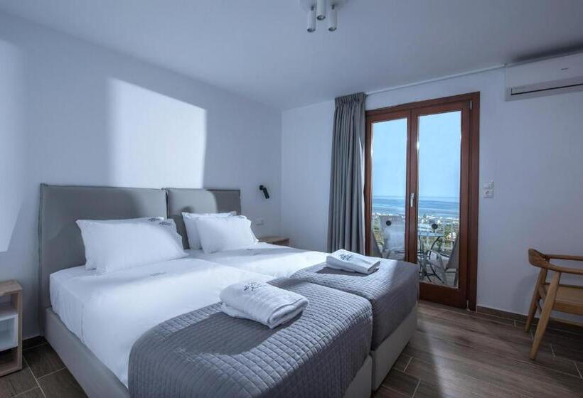 شقة سوبيريور غرفة نوم واحدة مطلّة علي البحر, Villa Diktynna