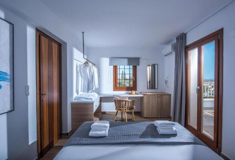 شقة سوبيريور غرفة نوم واحدة مطلّة علي البحر, Villa Diktynna