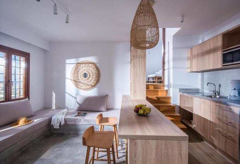 شقة سوبيريور غرفة نوم واحدة مطلّة علي البحر, Villa Diktynna