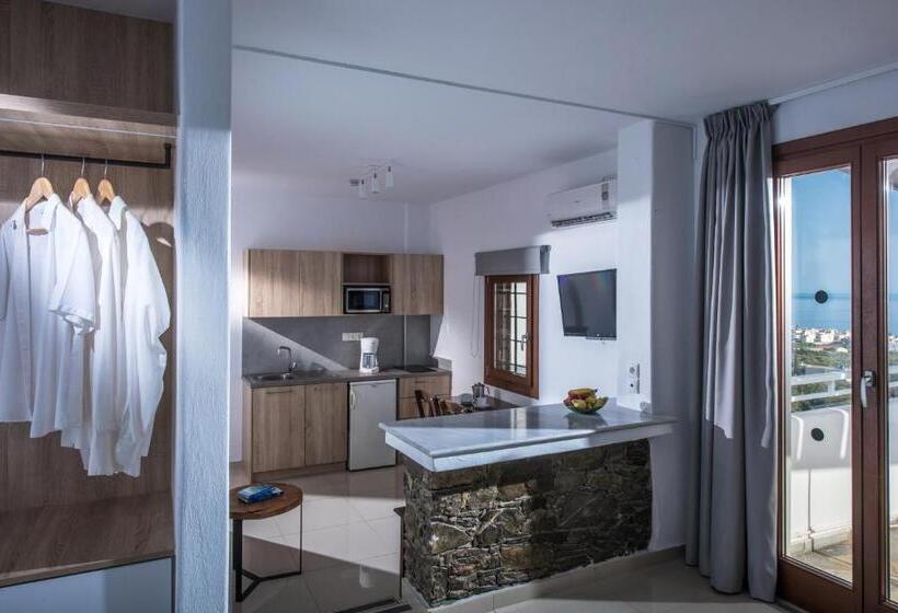 استوديو سوبيريور مطل على البحر, Villa Diktynna