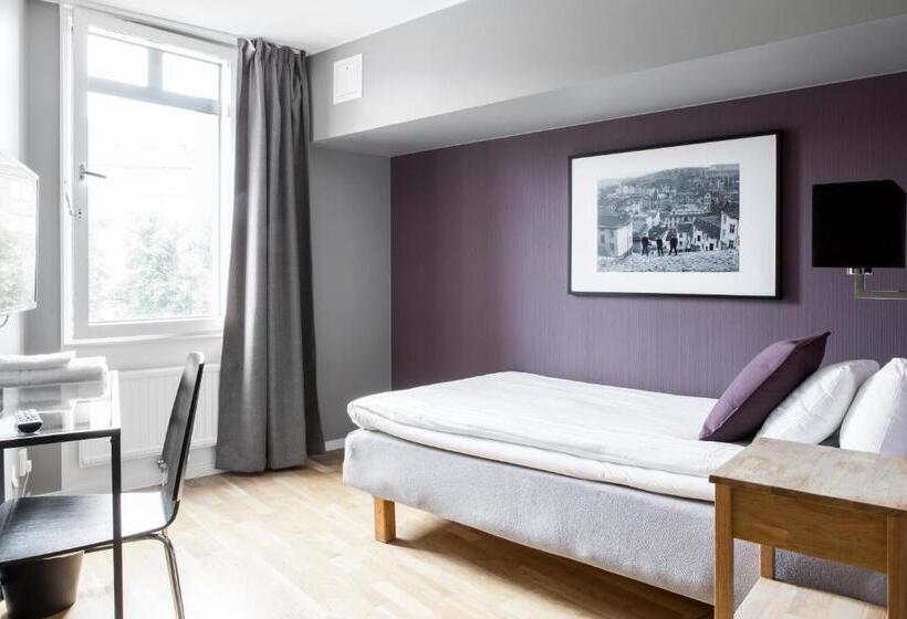 标准单人间共用浴室, Linnéplatsens Hotell & Vandrarhem
