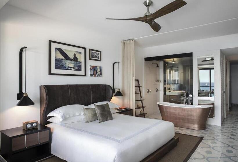 キングサイズベッドのデラックスルーム, The Cape, A Thompson Hotel, By Hyatt